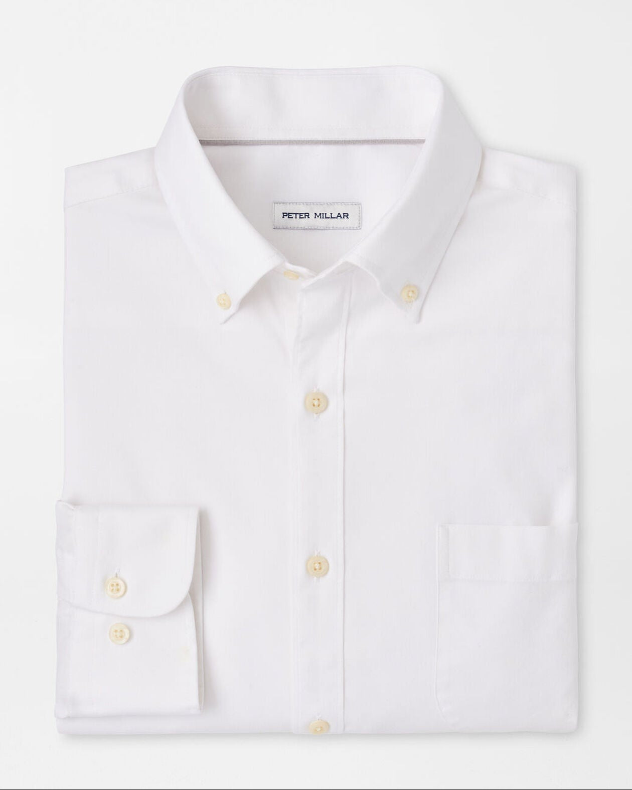 Campbell Perfect Pinpoint Cotton-Stretch Sport Shirt