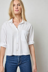 Easy Button Down Tee