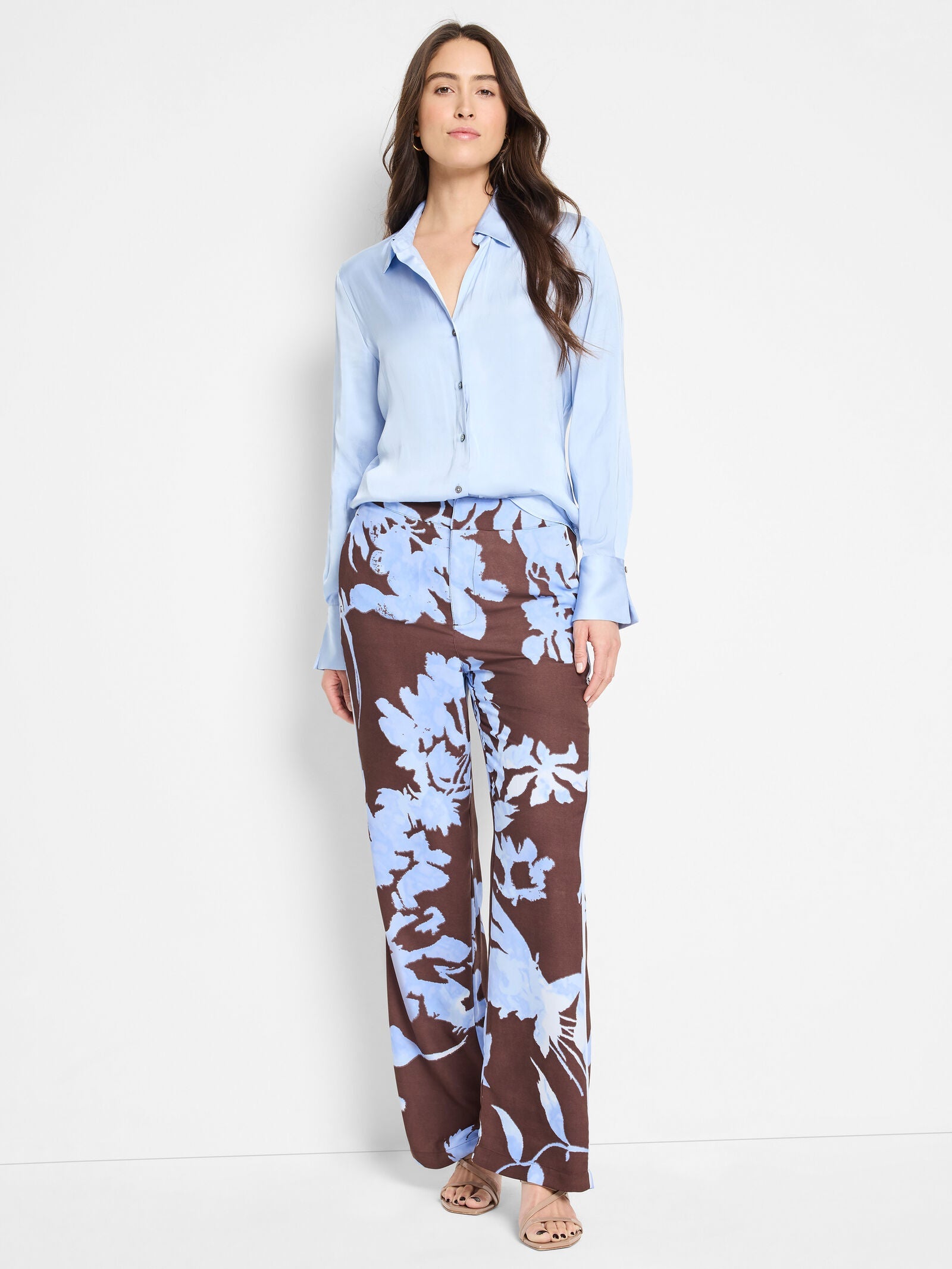 31" Cloud Blossom Eliot Wide Leg Pant