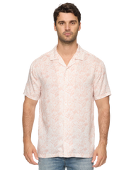 Edenton SS Vintage Wash Printed Shirt