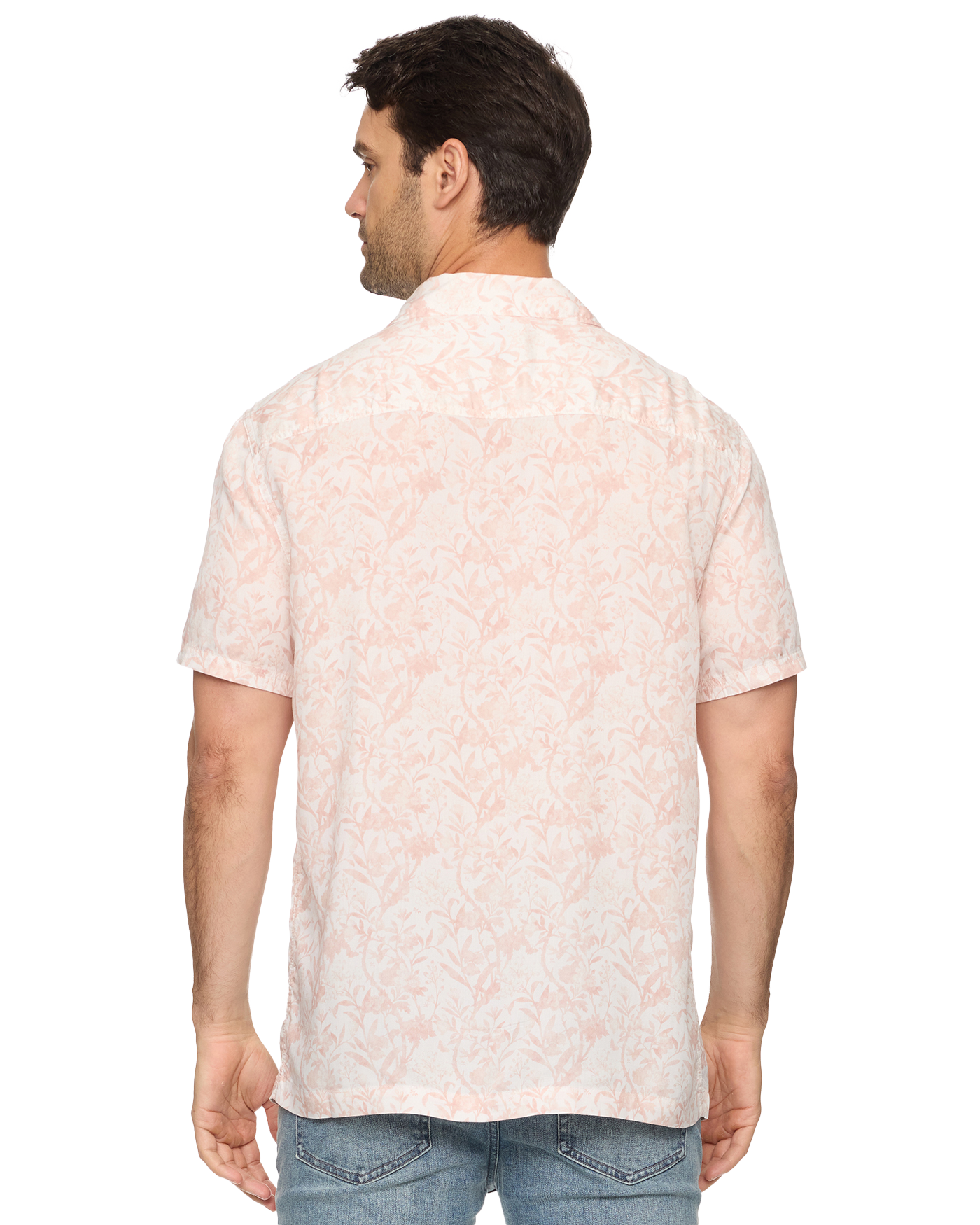 Edenton SS Vintage Wash Printed Shirt