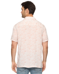 Edenton SS Vintage Wash Printed Shirt