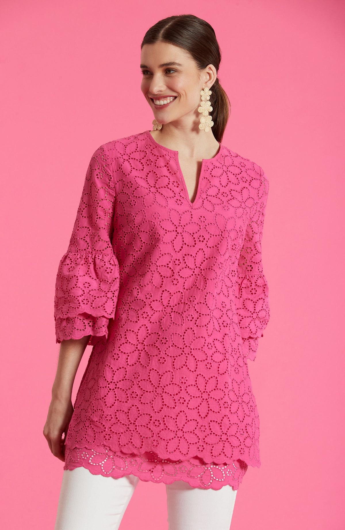 Christa Eyelet Tunic