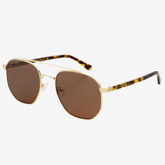 Austin Unisex Sunglasses (Gold/Brown)