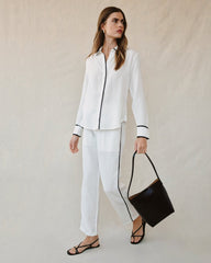 Contrast Trim Shirt