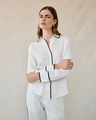 Contrast Trim Shirt