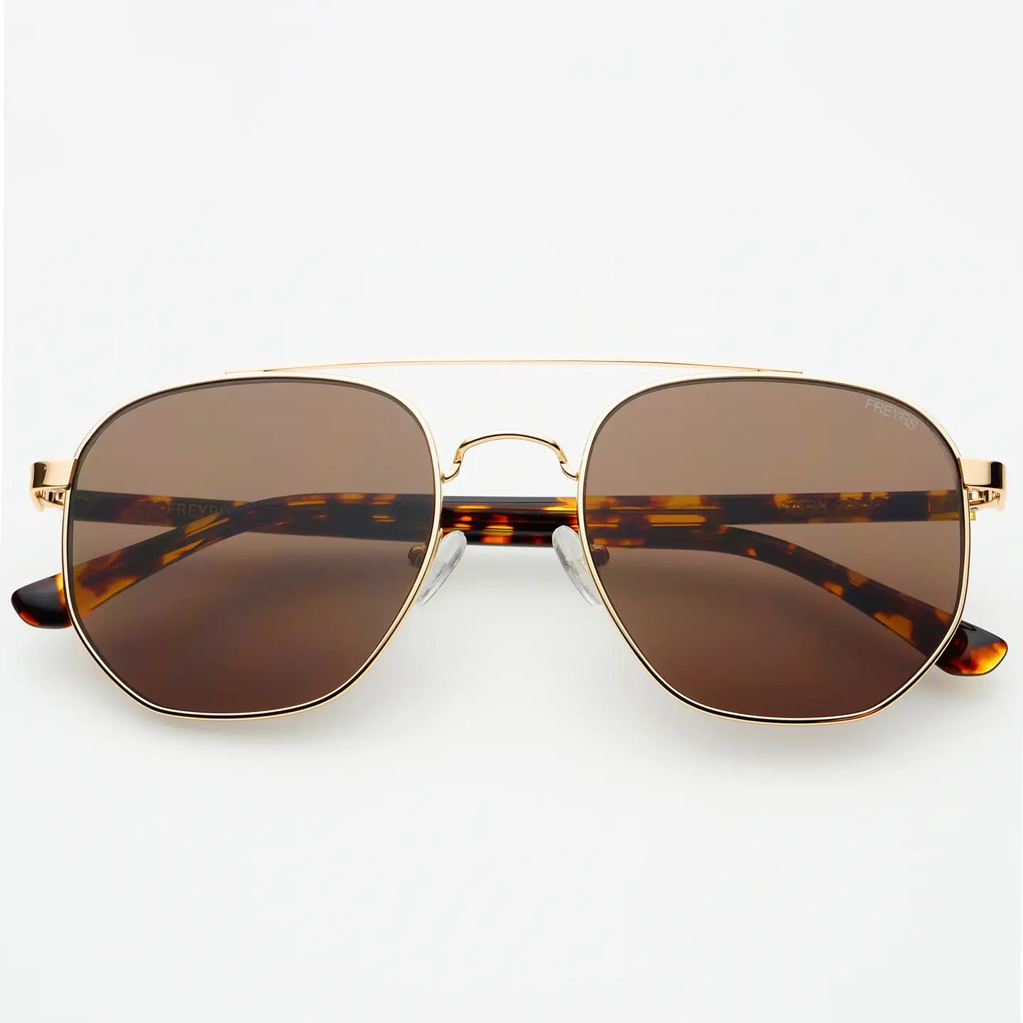 Austin Unisex Sunglasses (Gold/Brown)