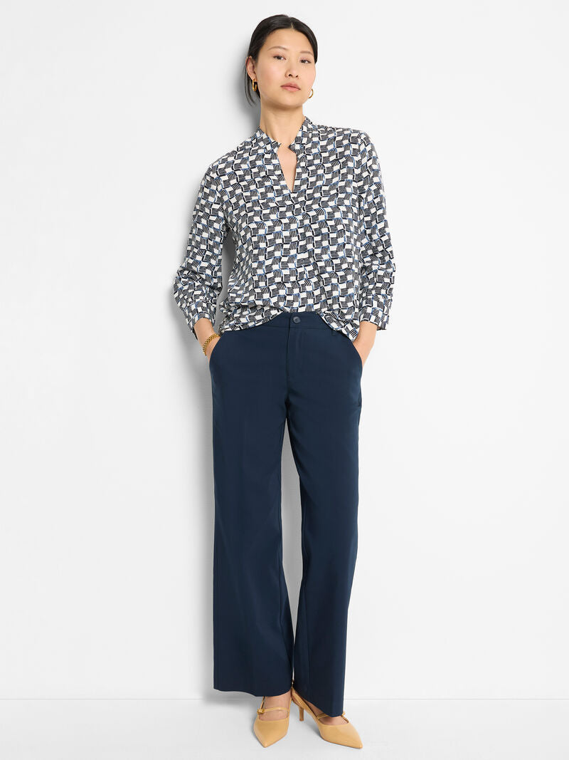 31' Seasonless Cotton Wide-Leg Trouser