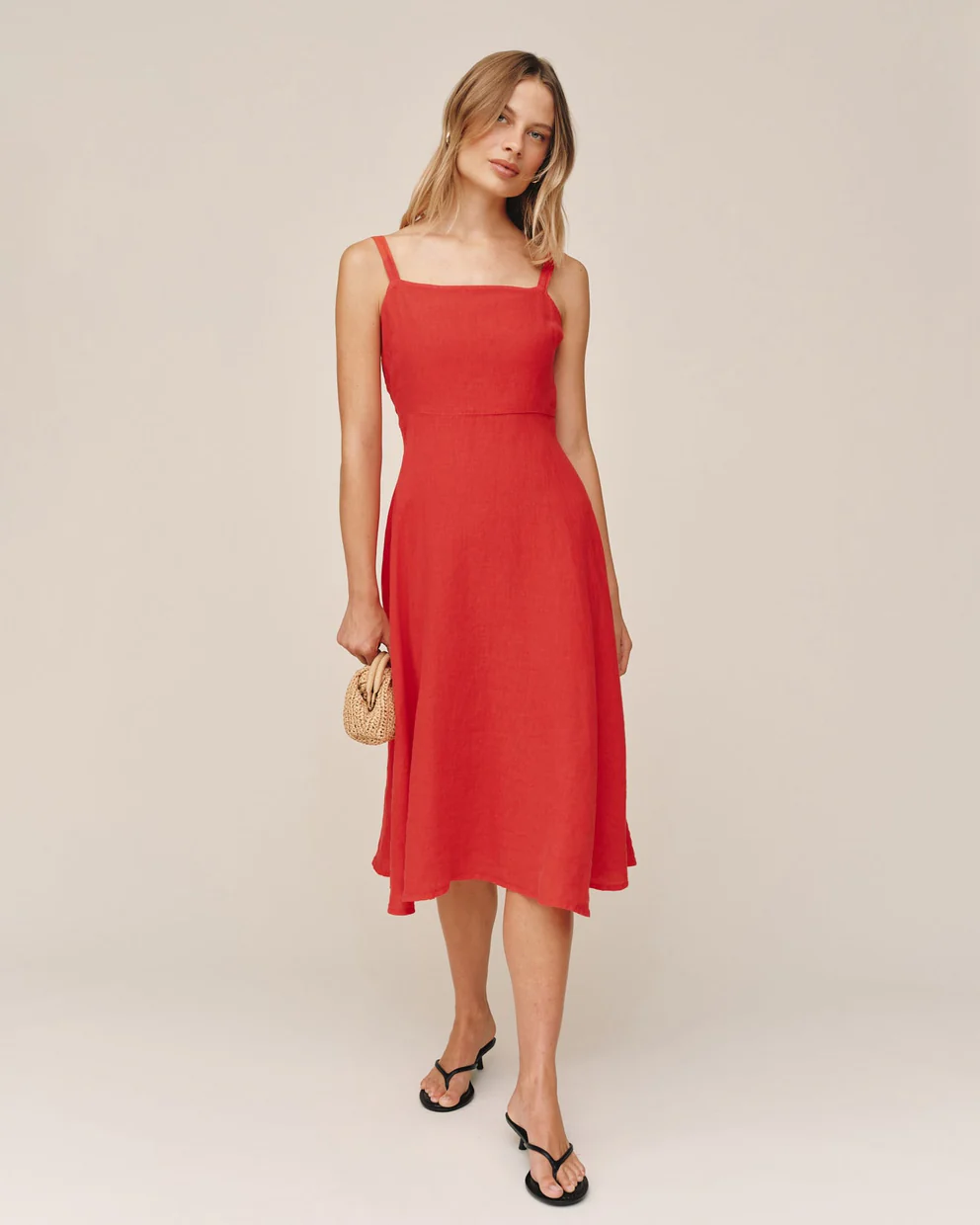 Apron Midi Dress