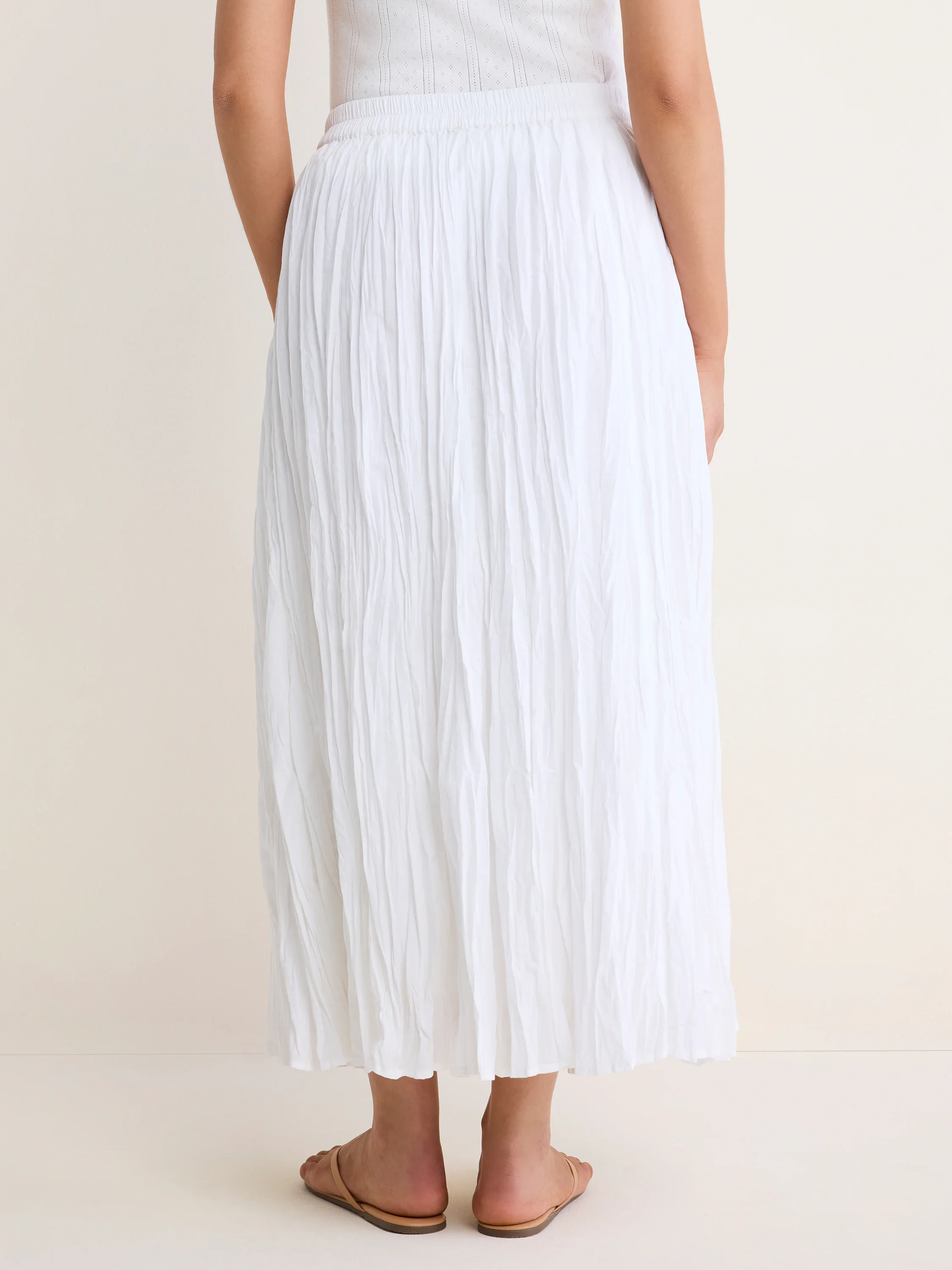 Cotton Crinkle Skirt