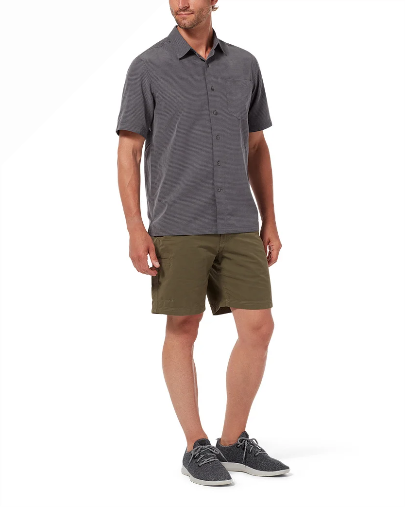 Desert Pucker Dry Short Sleeve - Asphalt