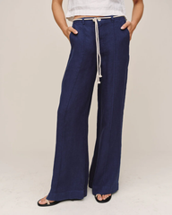 Clean Waist Pintuck Wide Leg