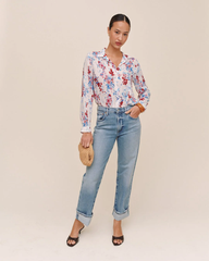 Classic Button Down - Nautical Bloom Print