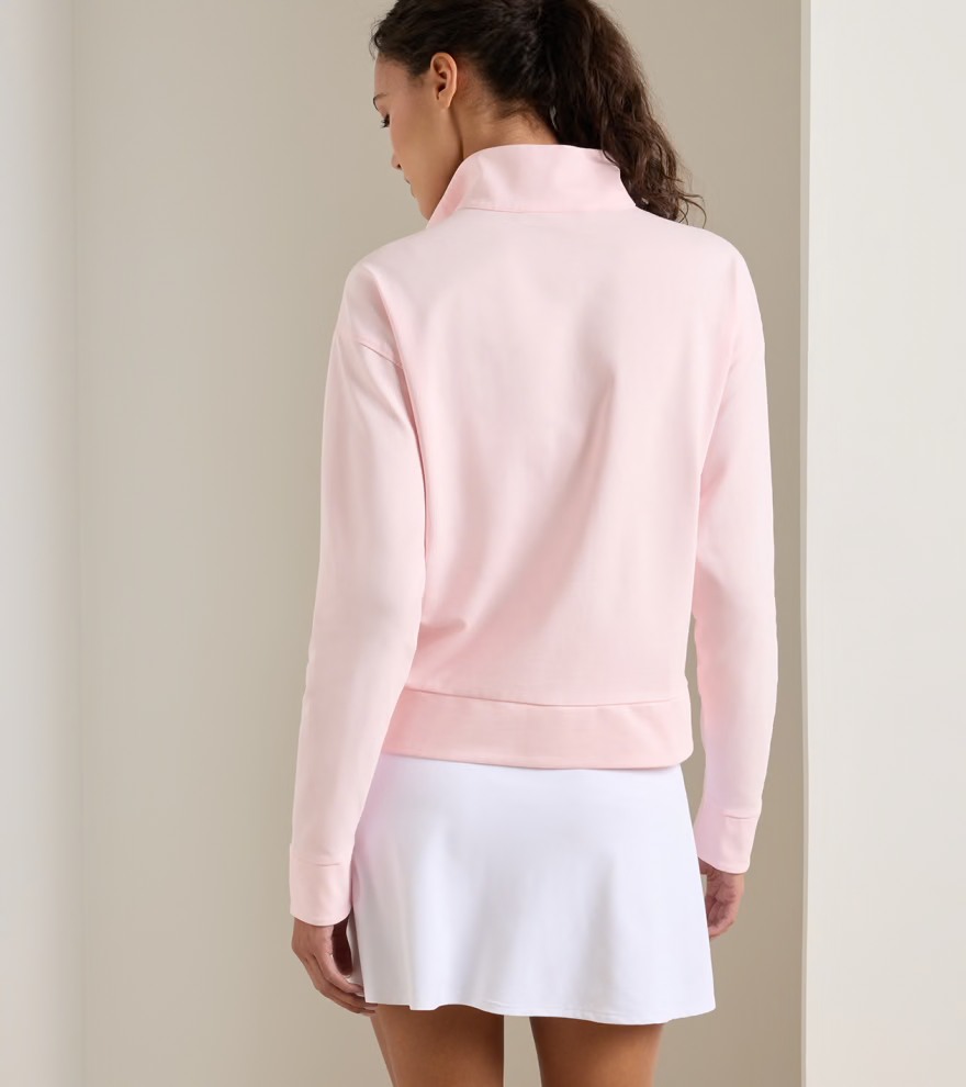 Coolspun Lite Cotton Quarter-Zip Pullover