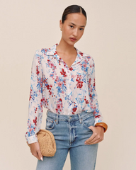 Classic Button Down - Nautical Bloom Print