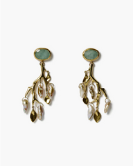 Branch Earrings Pearl Mix
