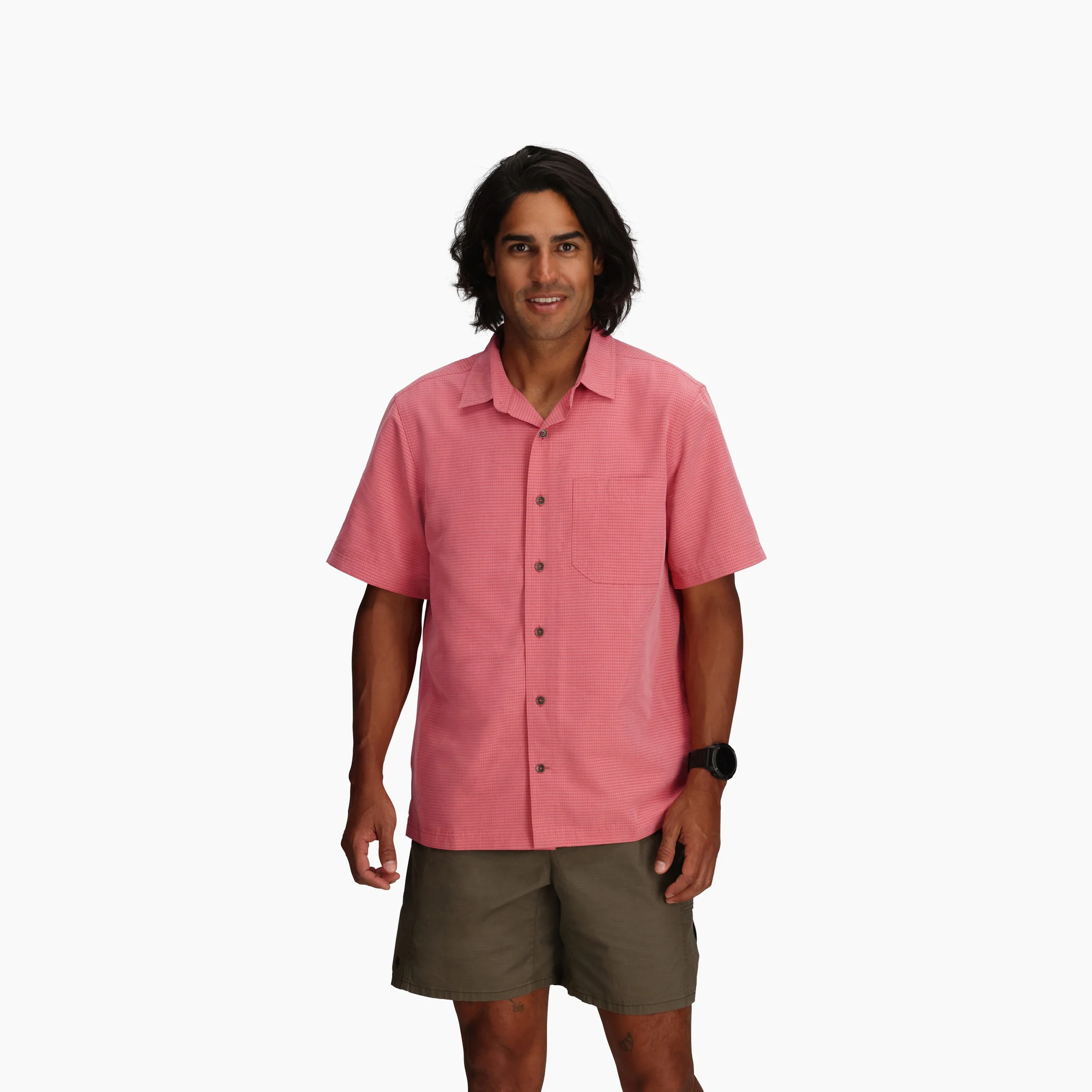 Desert Pucker Dry Short Sleeve - Dusty Cedar