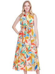 Back Wrap Midi Dress