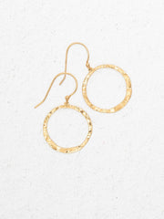 Connie Petite Hoop Earrings - Gold