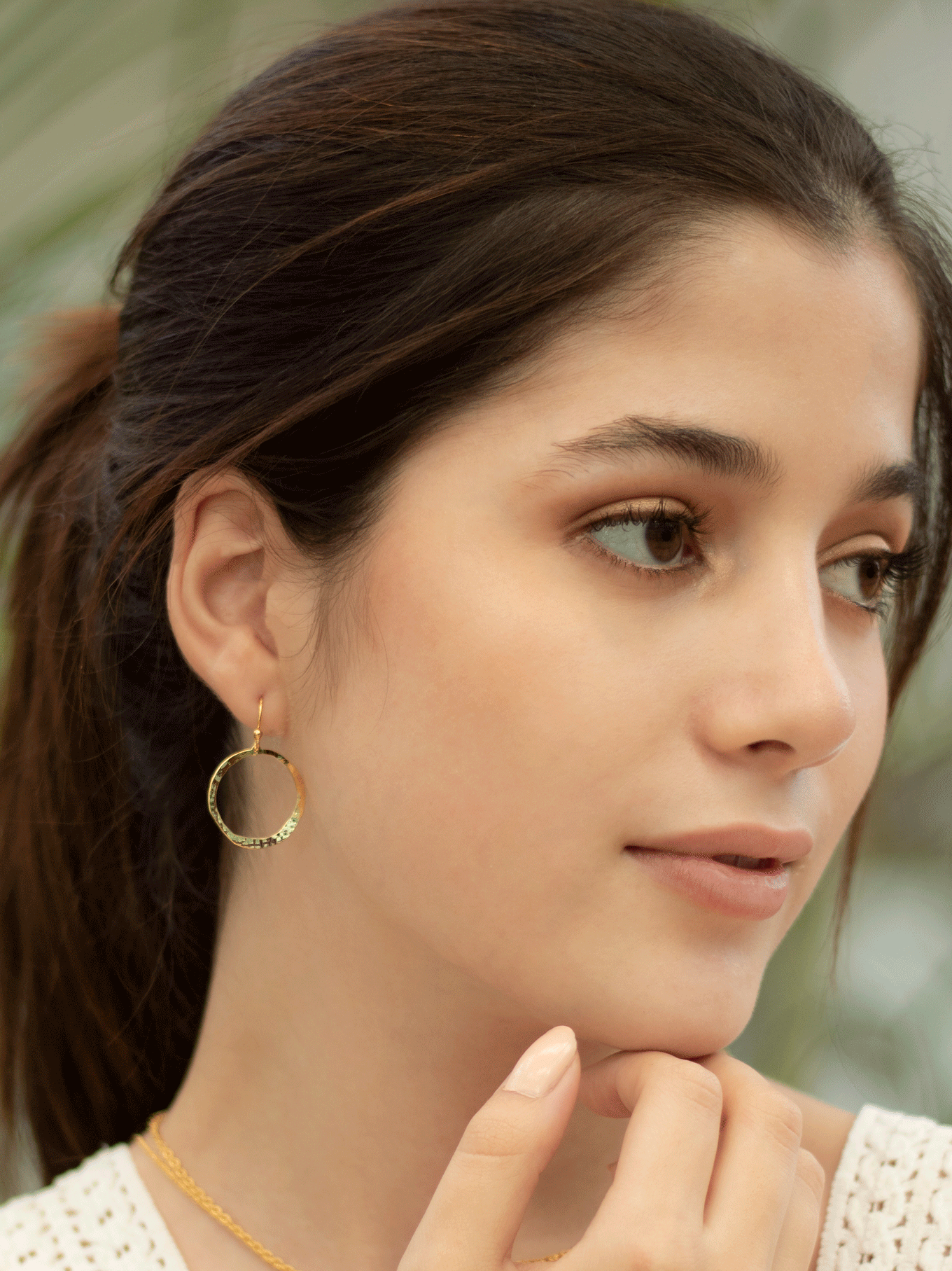 Connie Petite Hoop Earrings - Gold