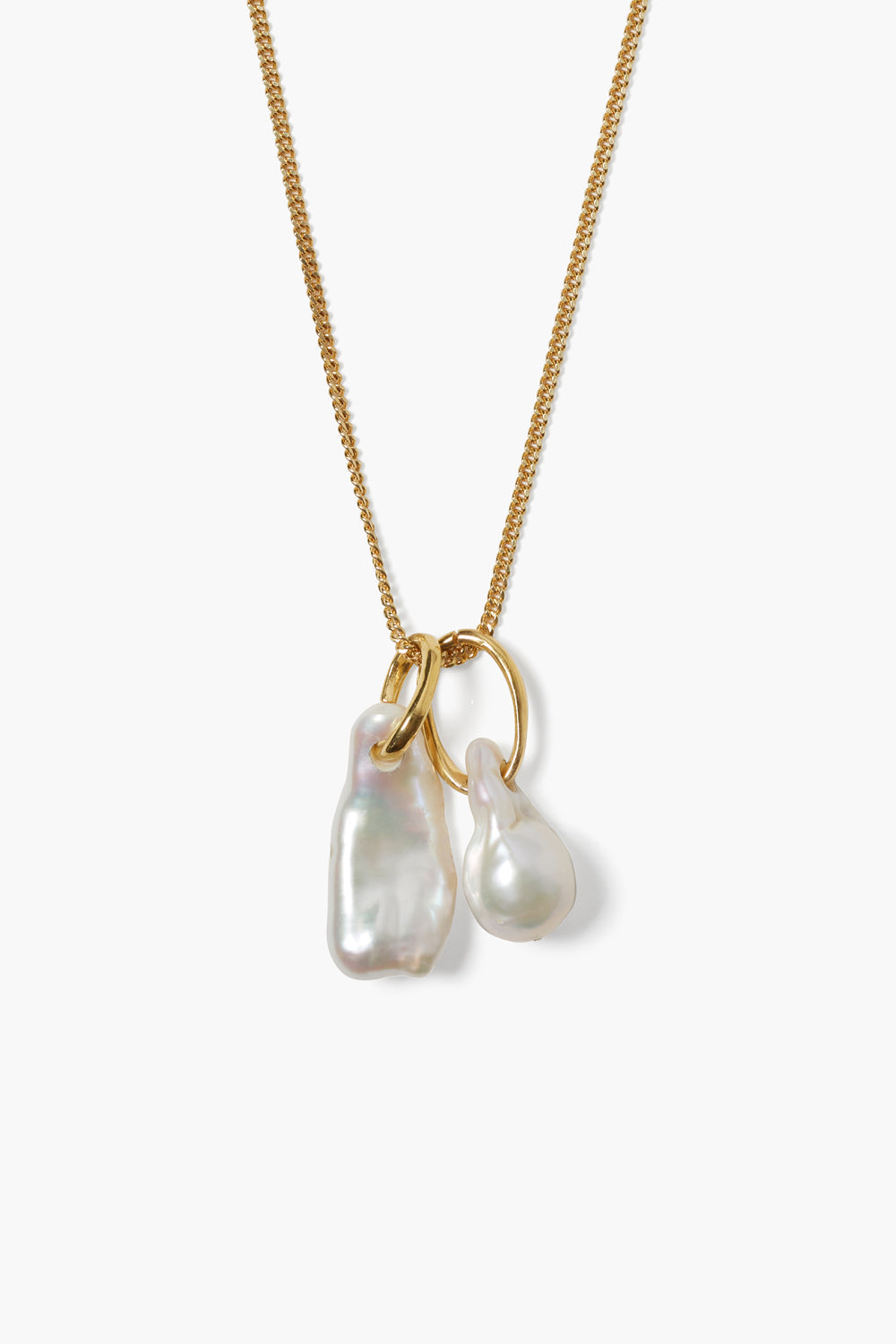 18Kt Gp Neck Biwa/Baroq Pearl