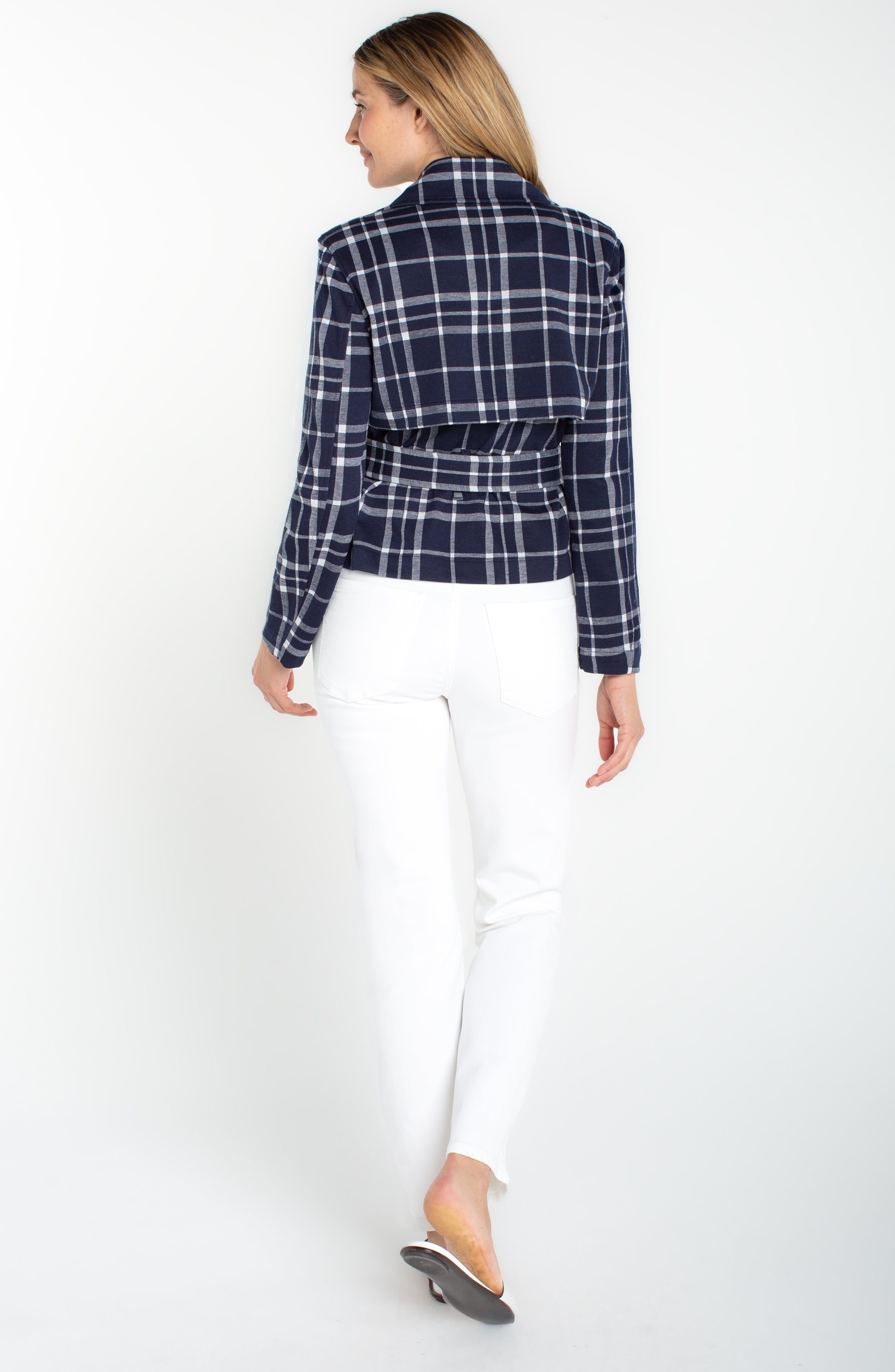 Cropped Trench Jacket W/Belt