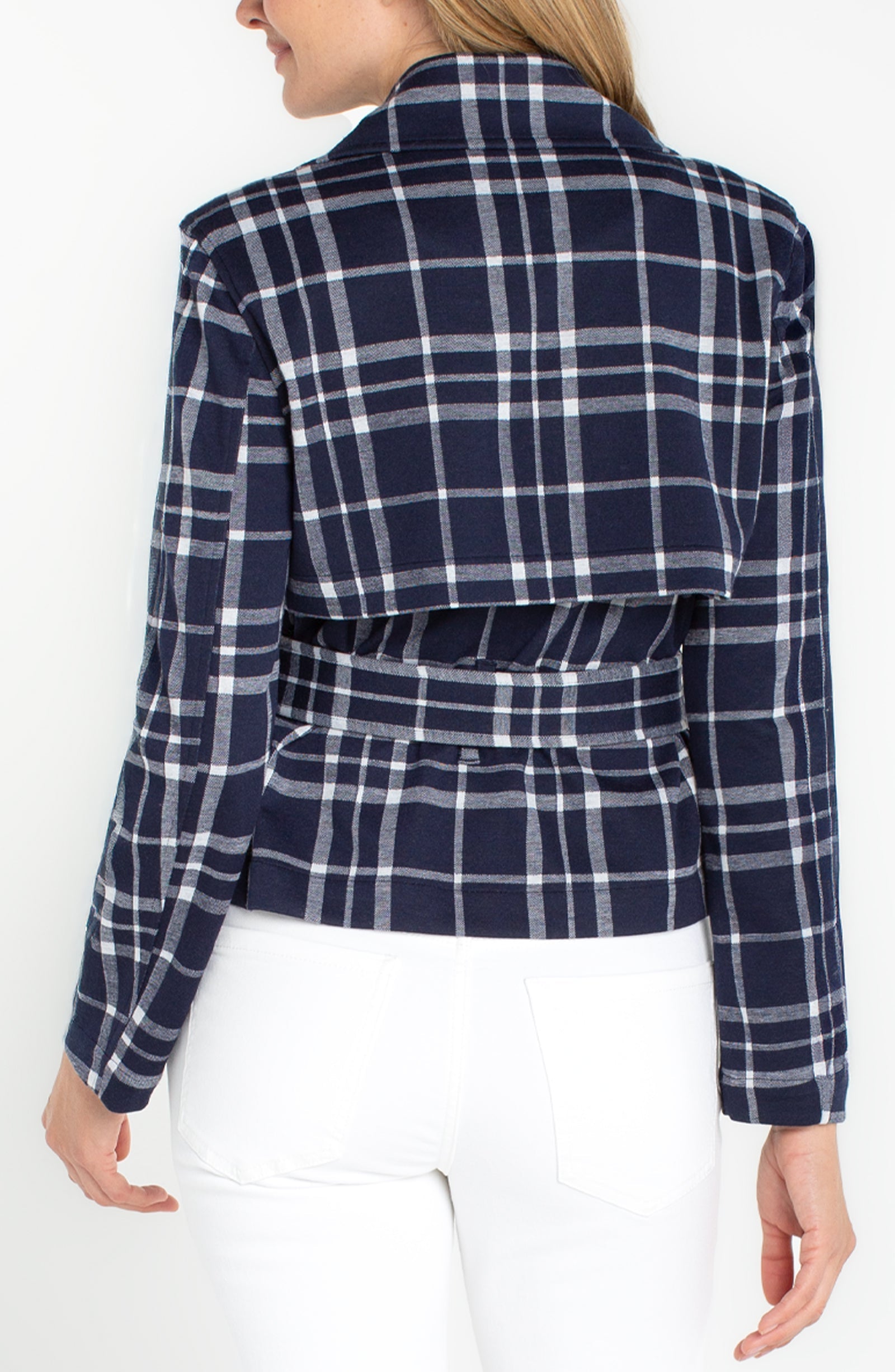 Cropped Trench Jacket W/Belt