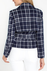 Cropped Trench Jacket W/Belt