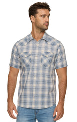 Bourne SS Vintage Soft Plaid Western Shirt