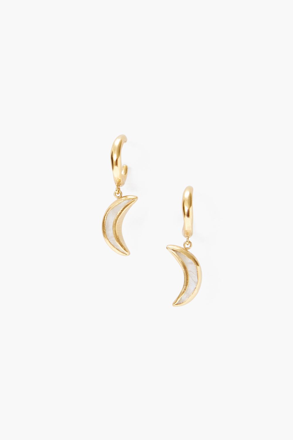 18 Kt Gld Pltd Sterling Moon Ea