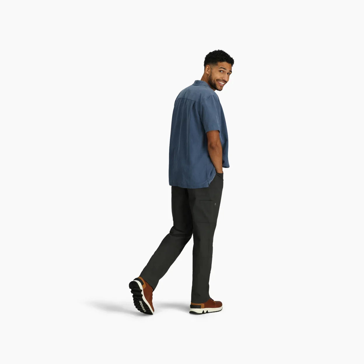 Desert Pucker Dry Short Sleeve - Collins Blue
